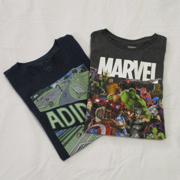 MARVEL BOY’S XL GREY SHORT SLEEVE GRAPHIC TEE-SHIRT - NWOT - Picture 6 of 6